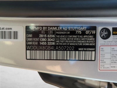 2020 Mercedes-Benz S-Class Maybach S 560 4MATIC® Sedan