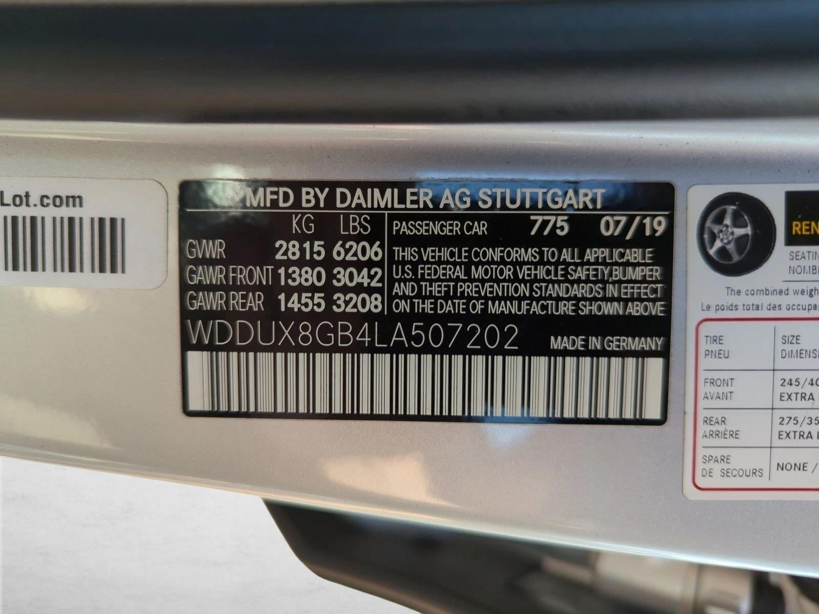 2020 Mercedes-Benz S-Class Maybach S 560 4MATIC® Sedan