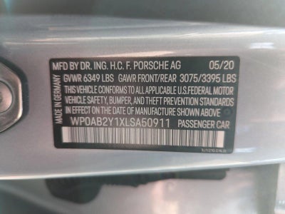 2020 Porsche Taycan 4S Sedan