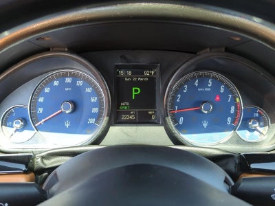 2014 Maserati GranTurismo Convertible 2dr Conv GranTurismo