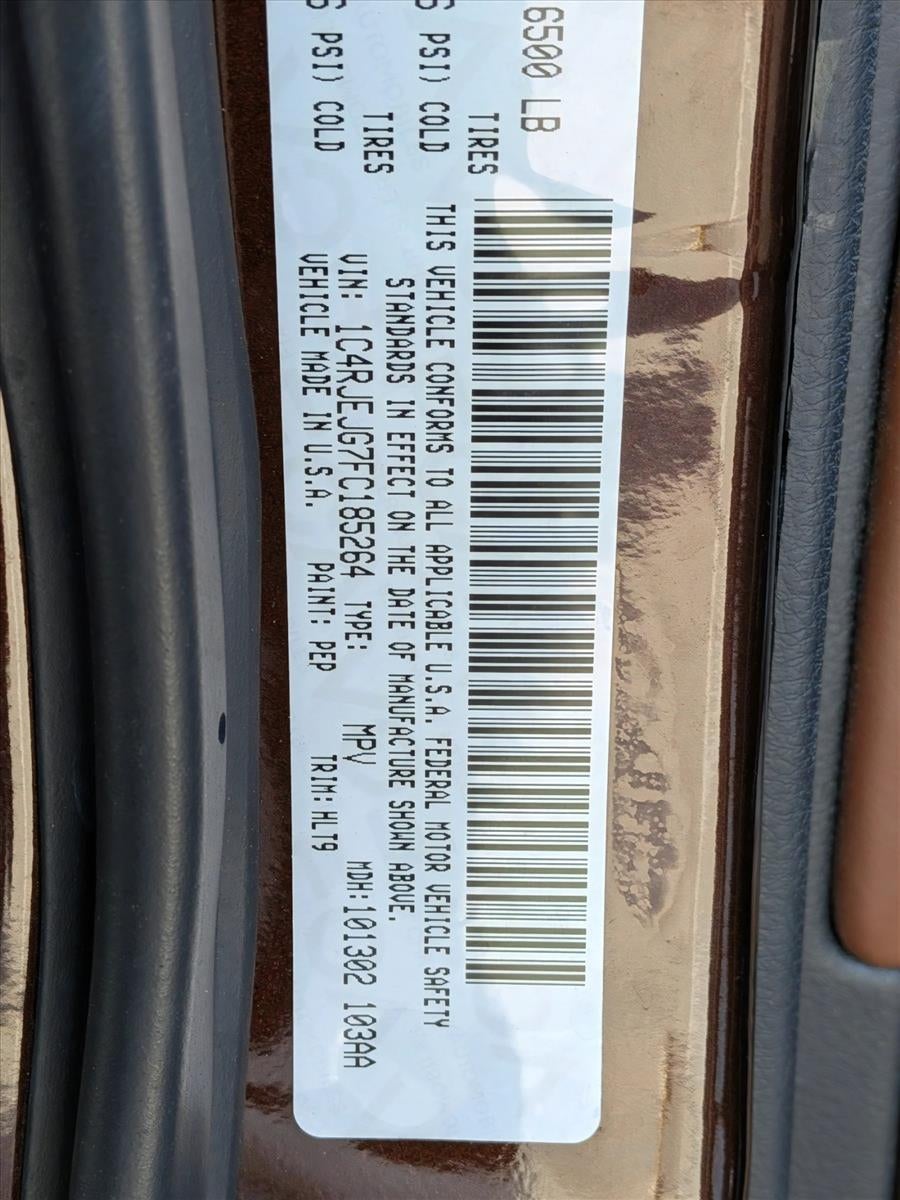 2015 Jeep Grand Cherokee RWD 4dr Summit