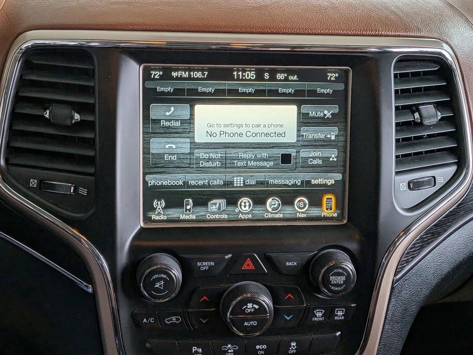 2015 Jeep Grand Cherokee RWD 4dr Summit