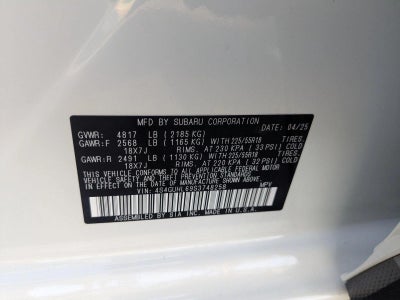 2025 Subaru Crosstrek Limited AWD