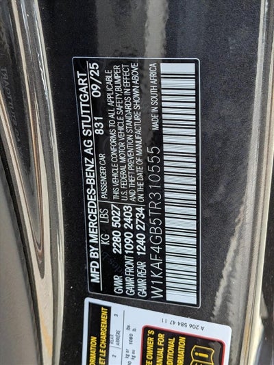 2026 Mercedes-Benz C-Class C 300 Sedan