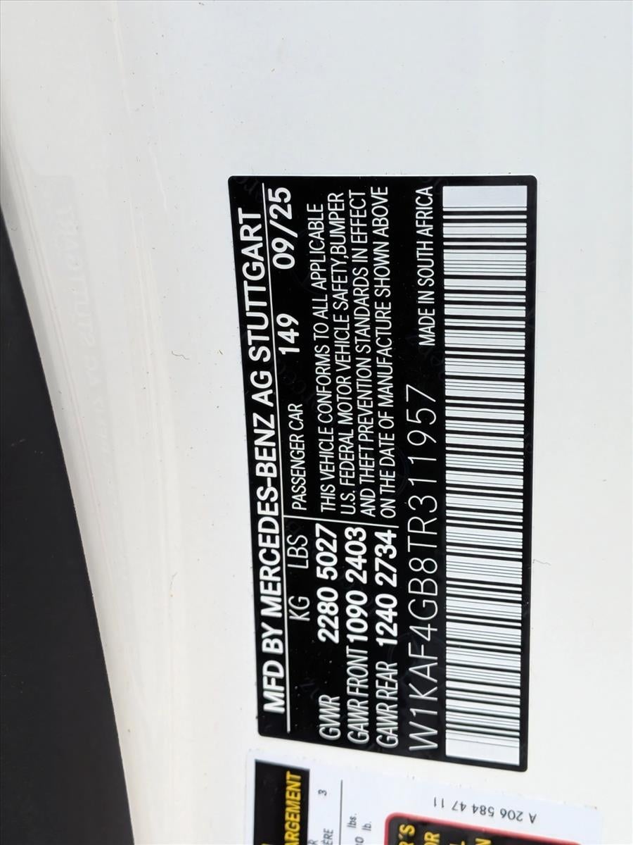 2026 Mercedes-Benz C-Class C 300 Sedan