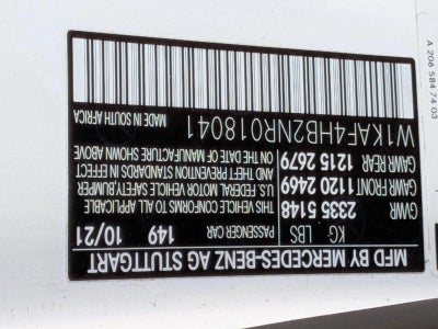 2022 Mercedes-Benz C-Class C 300 4MATIC® Sedan