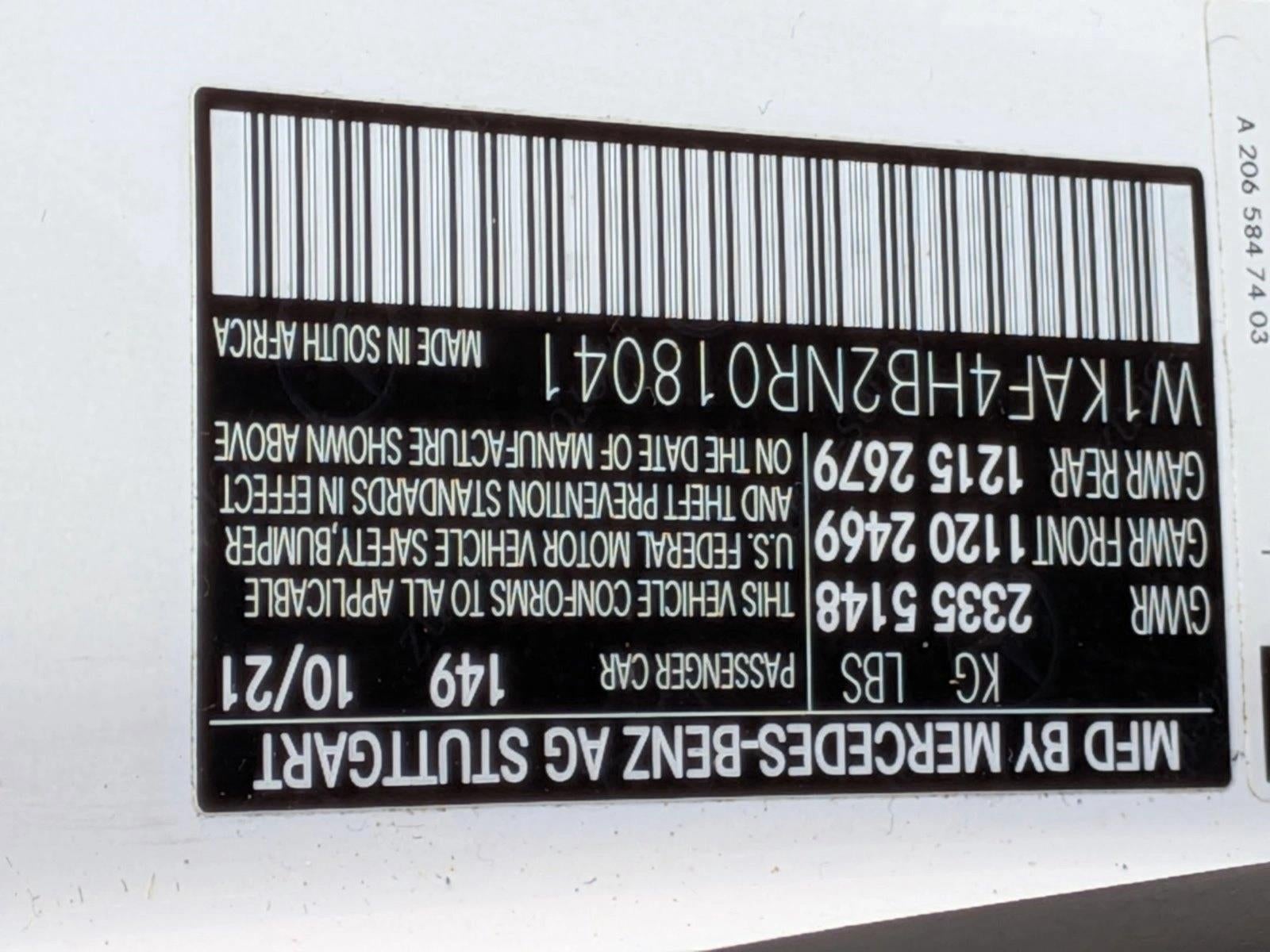 2022 Mercedes-Benz C-Class C 300 4MATIC® Sedan