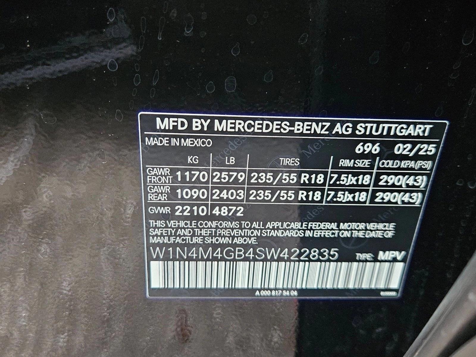 2025 Mercedes-Benz GLB GLB 250 SUV