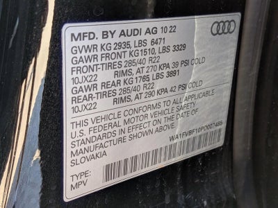 2023 Audi Q8 Prestige 55 TFSI quattro
