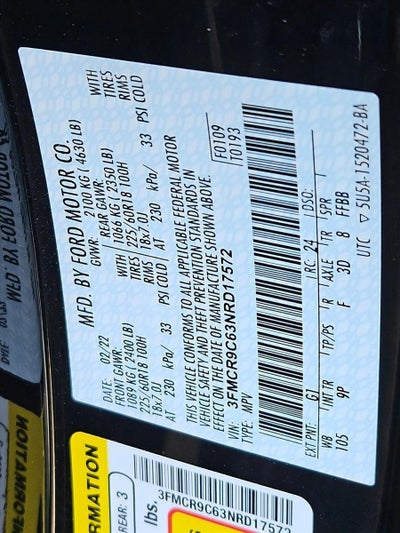 2022 Ford Bronco Sport Outer Banks 4x4