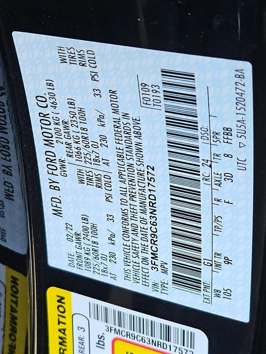 2022 Ford Bronco Sport Outer Banks 4x4