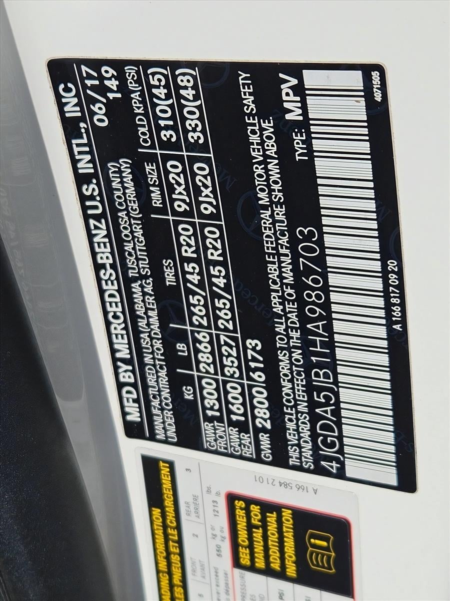 2017 Mercedes-Benz GLE GLE 350 SUV