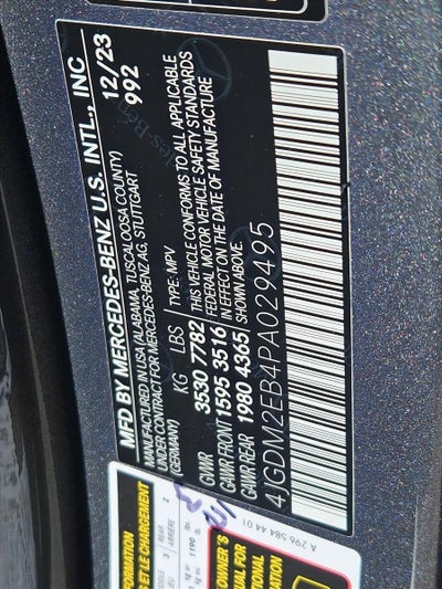 2023 Mercedes-Benz EQS EQS 450 4MATIC® SUV