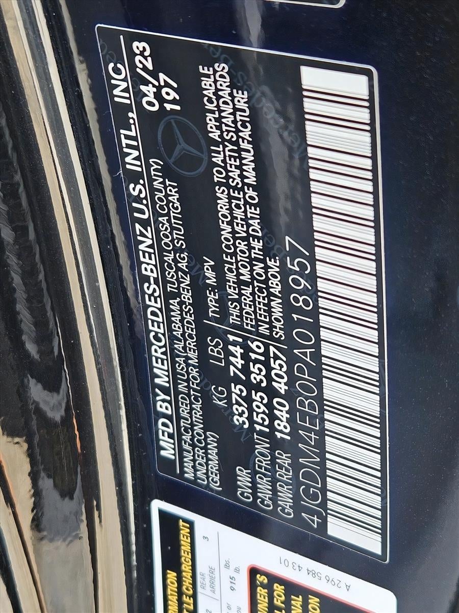 2023 Mercedes-Benz EQS EQS 580 4MATIC® SUV