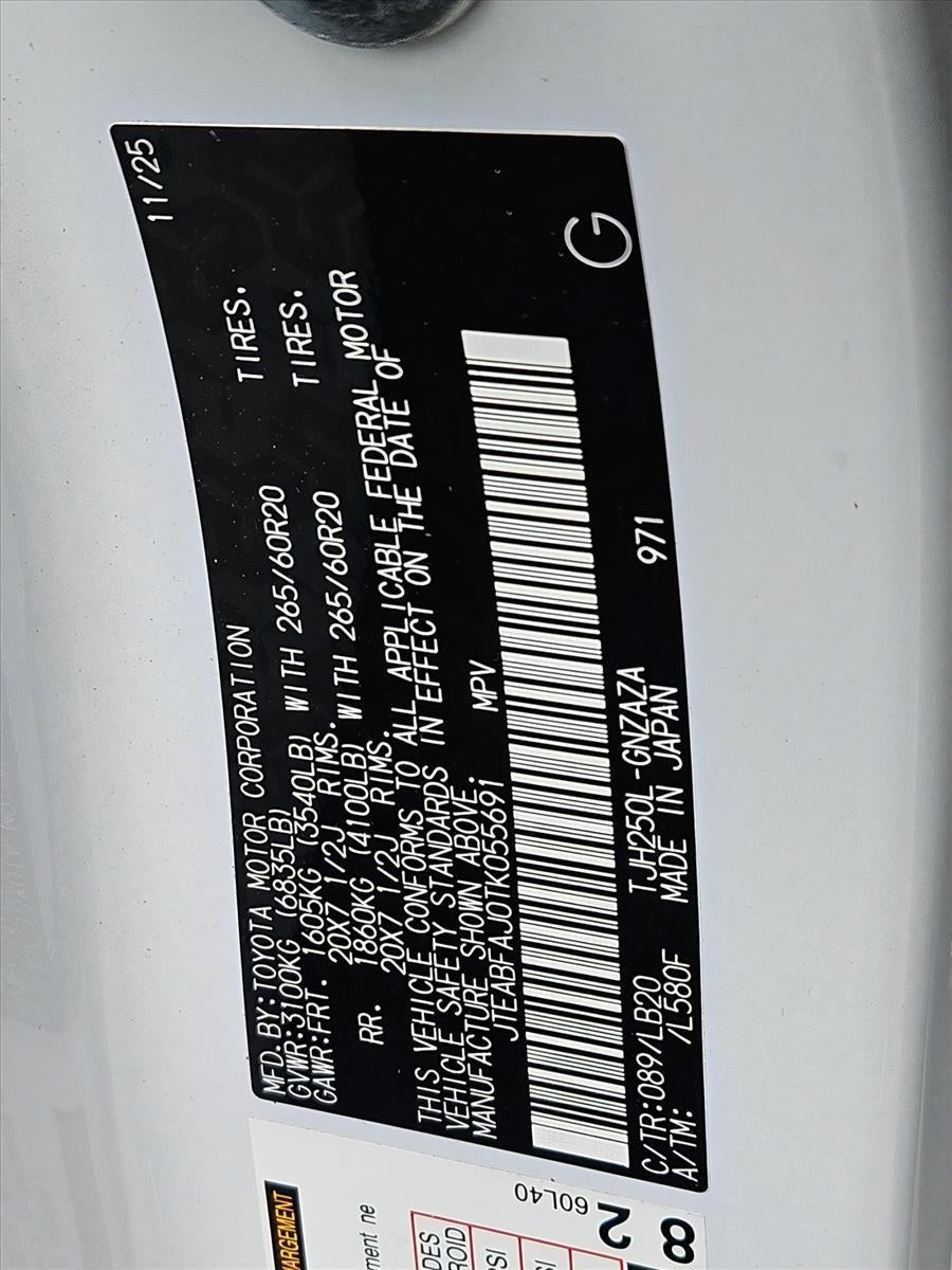 2026 Toyota Land Cruiser 4WD (Natl)