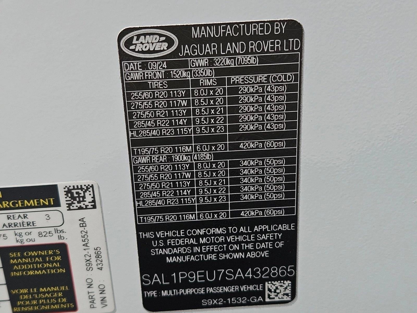 2025 Land Rover Range Rover Sport P360 SE