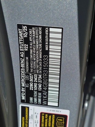 2026 Mercedes-Benz C-Class C 300 Sedan