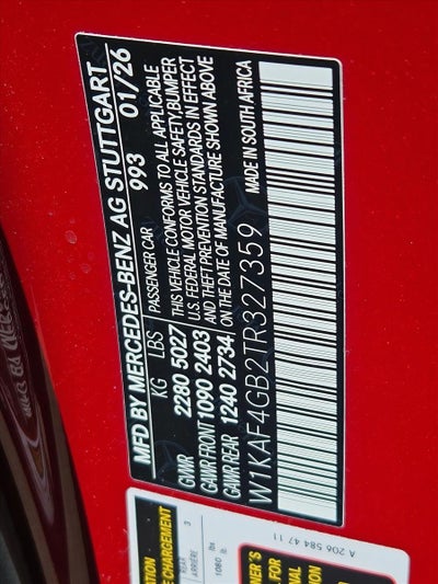 2026 Mercedes-Benz C-Class C 300 Sedan