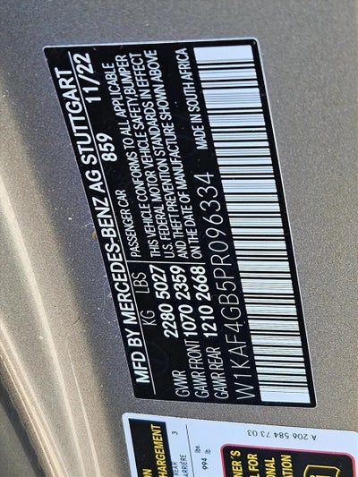 2023 Mercedes-Benz C-Class C 300 Sedan