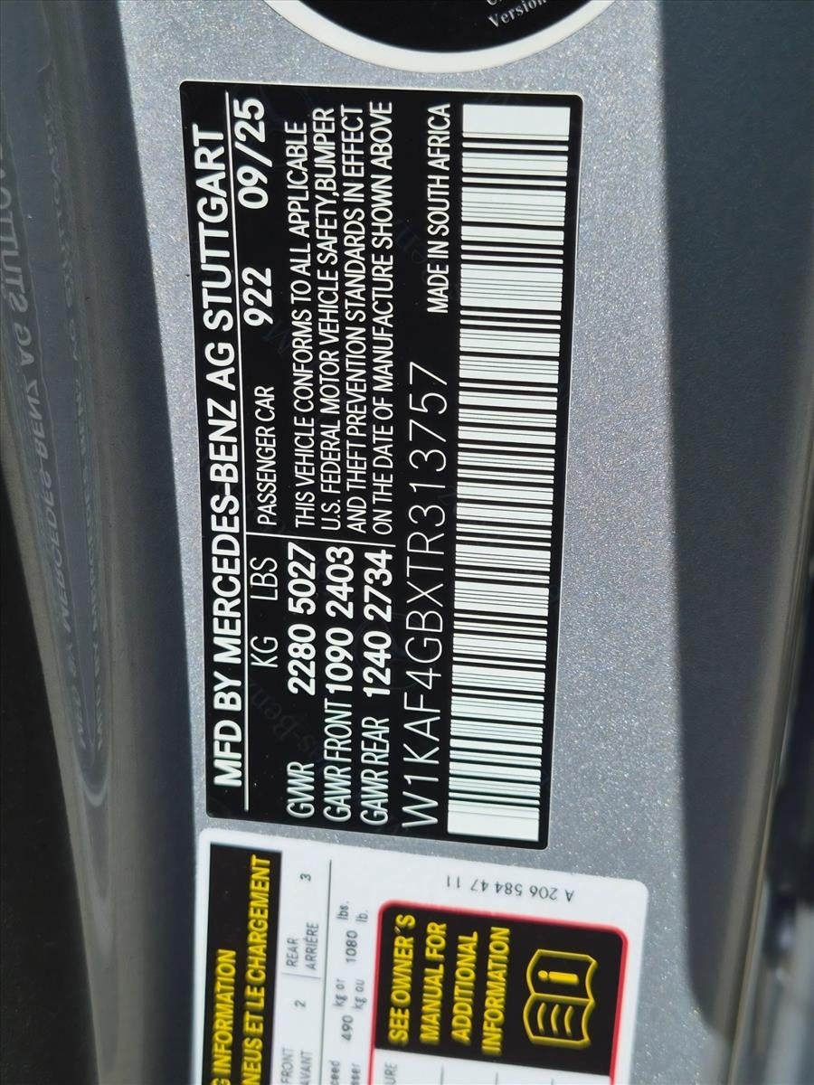 2026 Mercedes-Benz C-Class C 300 Sedan