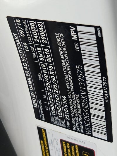 2019 Mercedes-Benz GLC GLC 300 SUV