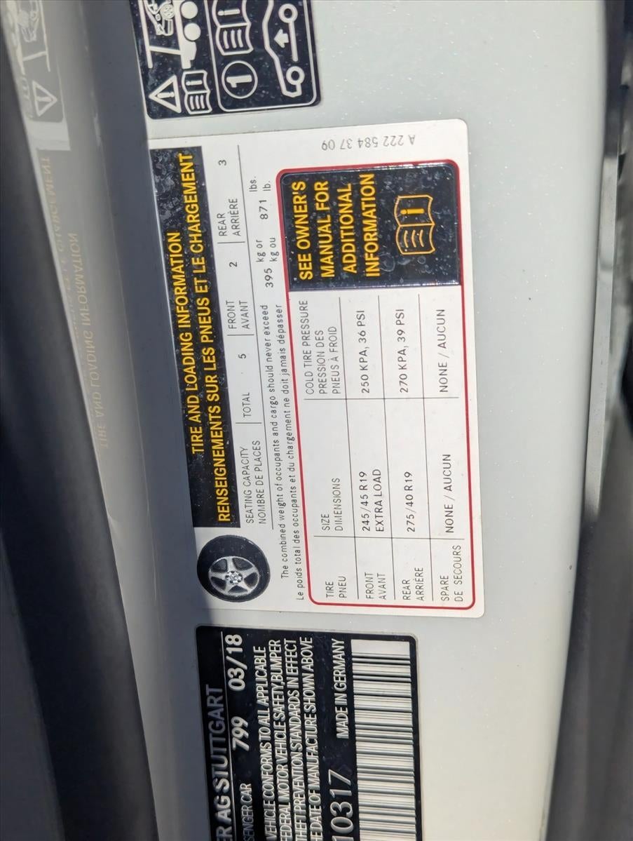 2018 Mercedes-Benz S-Class S 450 4MATIC® Sedan