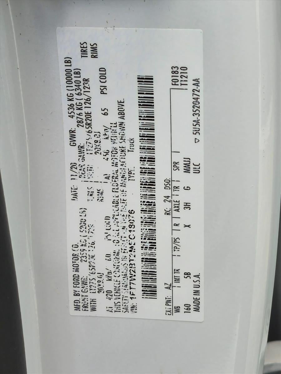 2021 Ford Super Duty F-250 SRW LARIAT 4WD Crew Cab 6.75' Box