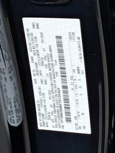 2026 Ford Super Duty F-250 SRW Platinum 4WD Crew Cab 6.75' Box