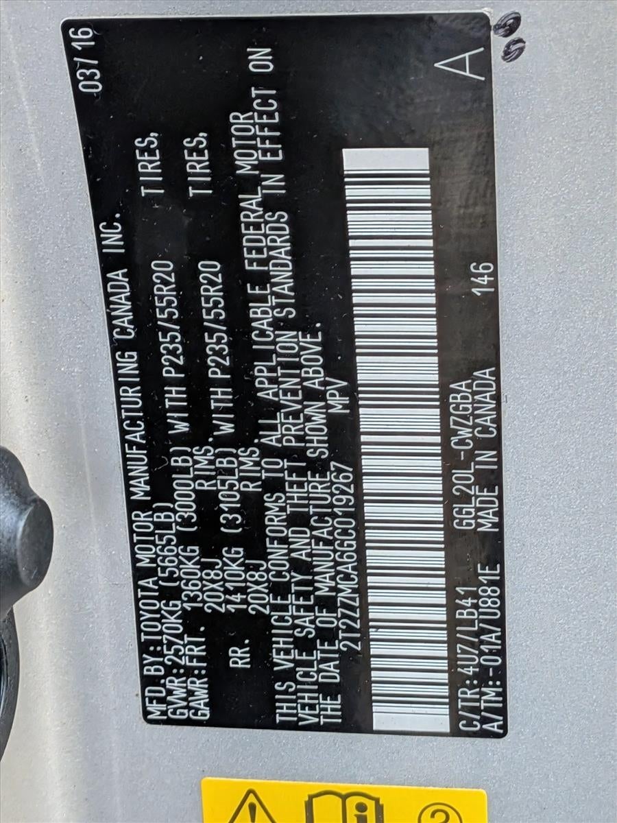 2016 Lexus RX 350 FWD 4dr