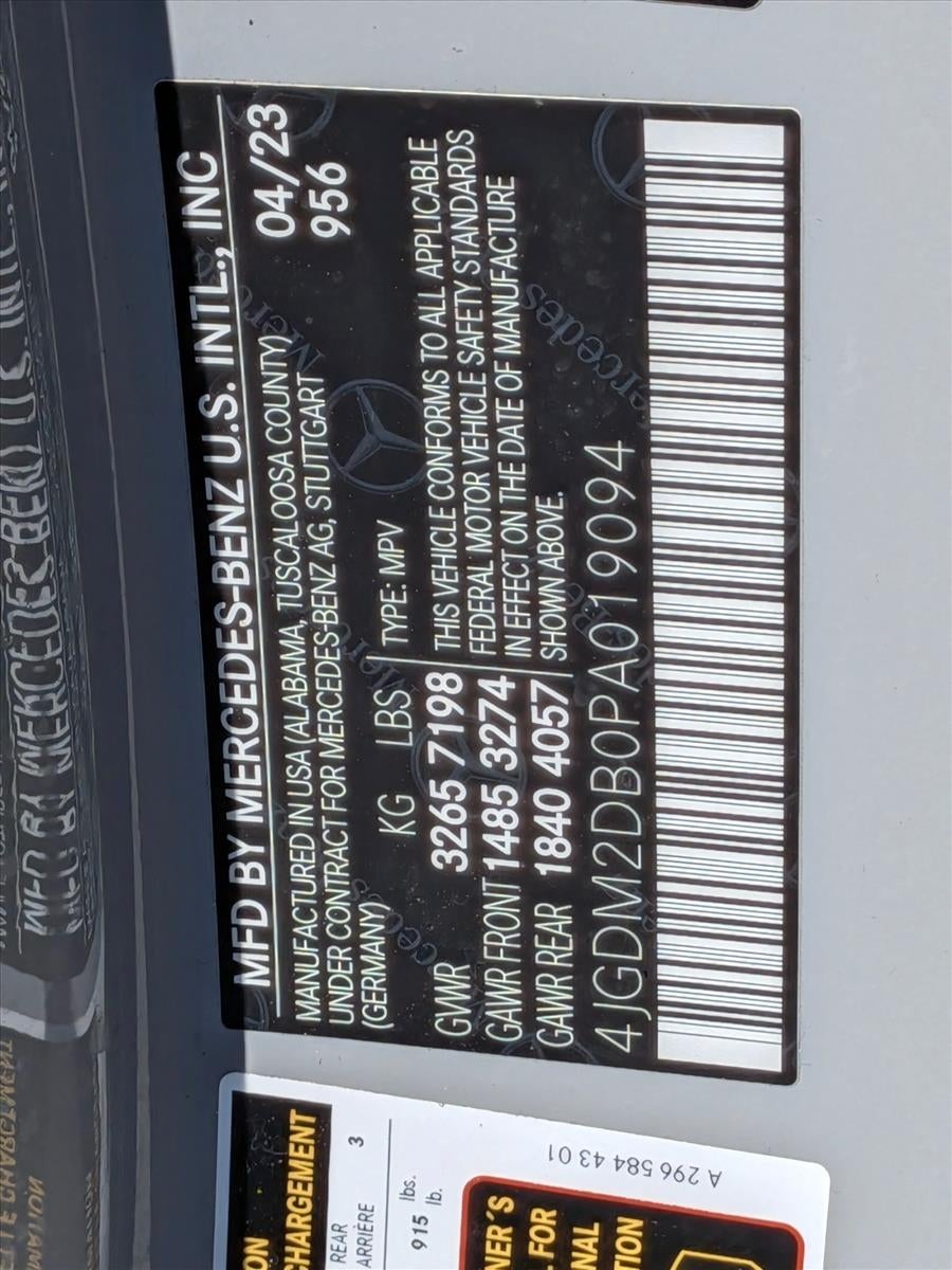 2023 Mercedes-Benz EQS EQS 450+ SUV