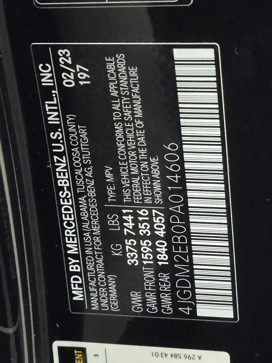 2023 Mercedes-Benz EQS EQS 450 4MATIC® SUV