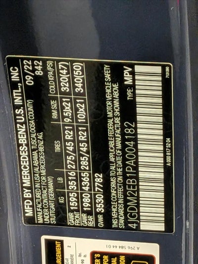 2023 Mercedes-Benz EQS EQS 450 4MATIC® SUV