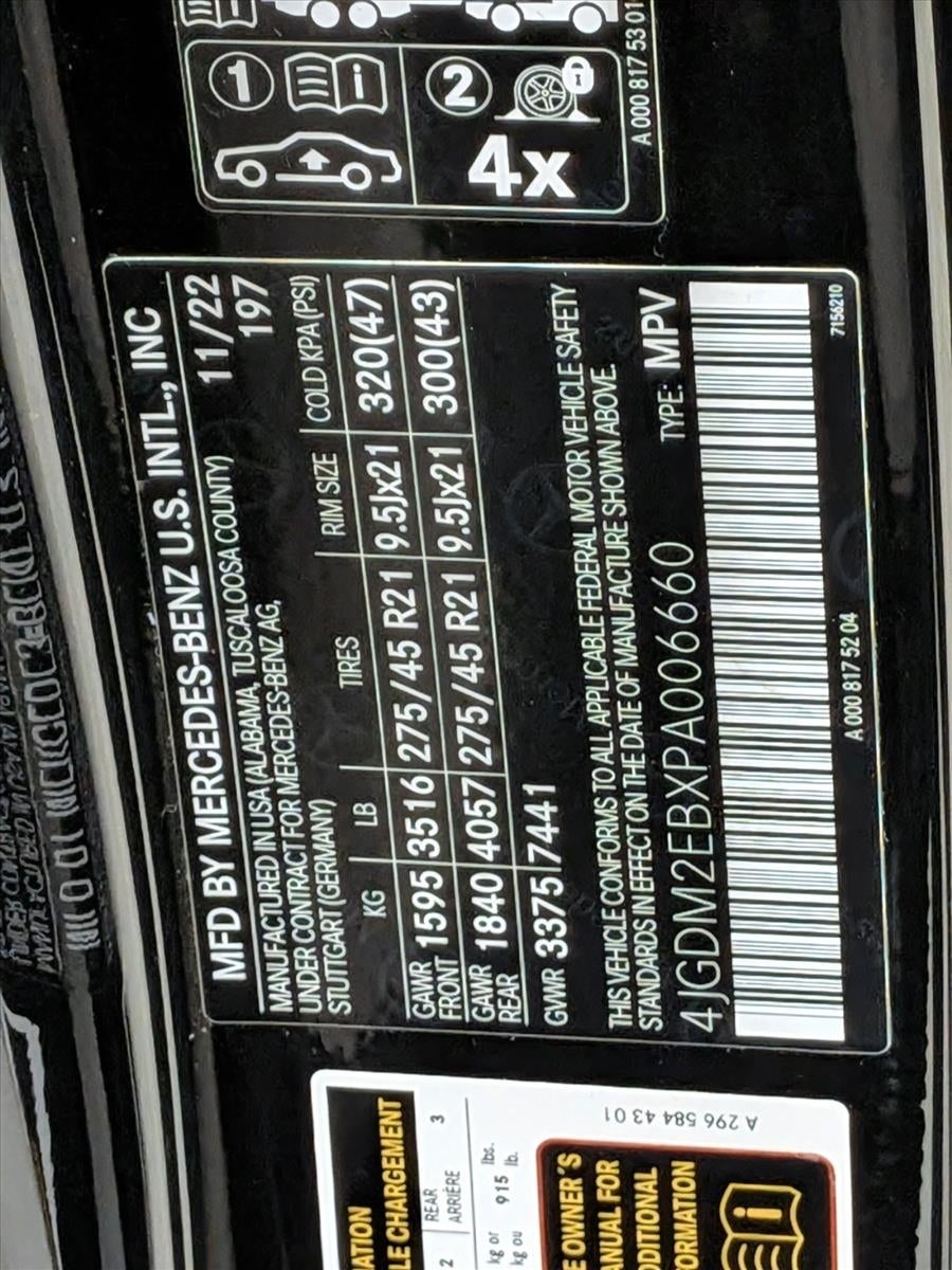 2023 Mercedes-Benz EQS EQS 450 4MATIC® SUV