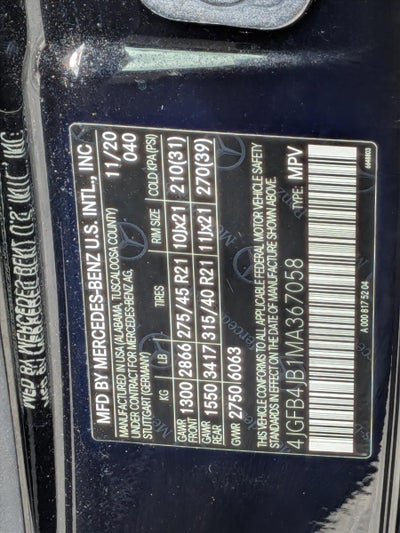 2021 Mercedes-Benz GLE GLE 350 SUV