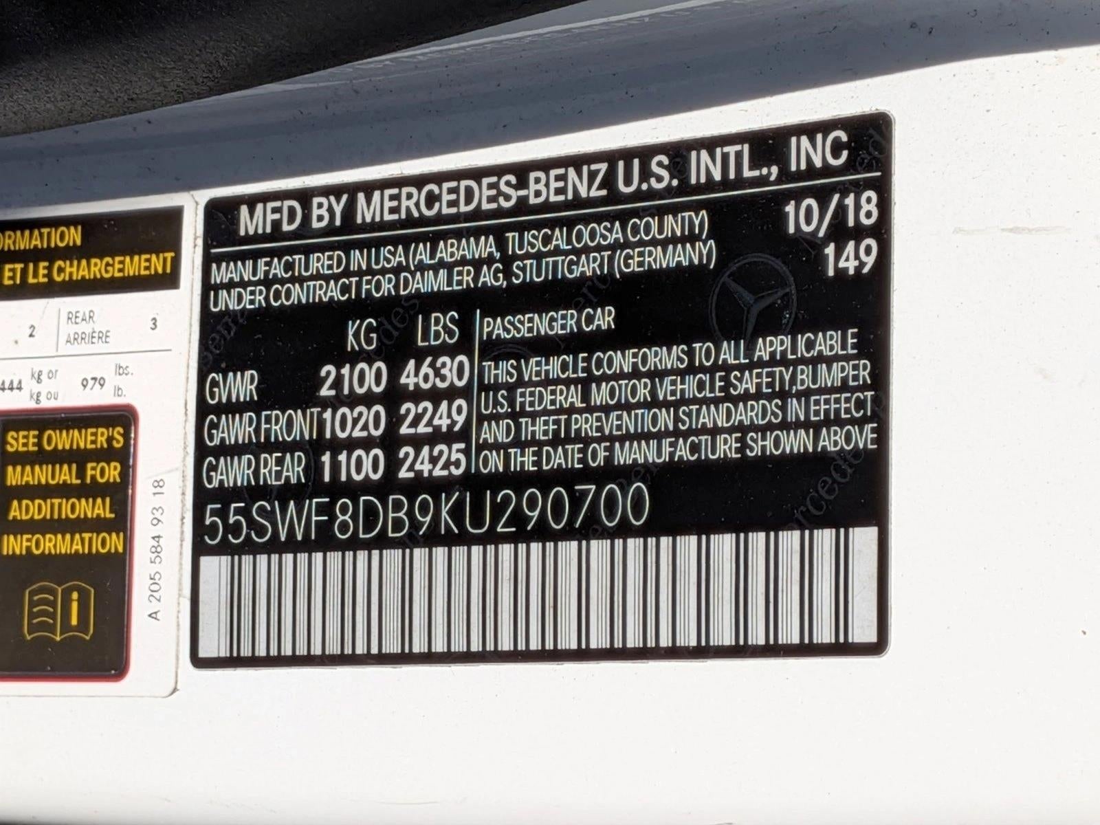 2019 Mercedes-Benz C-Class C 300 Sedan