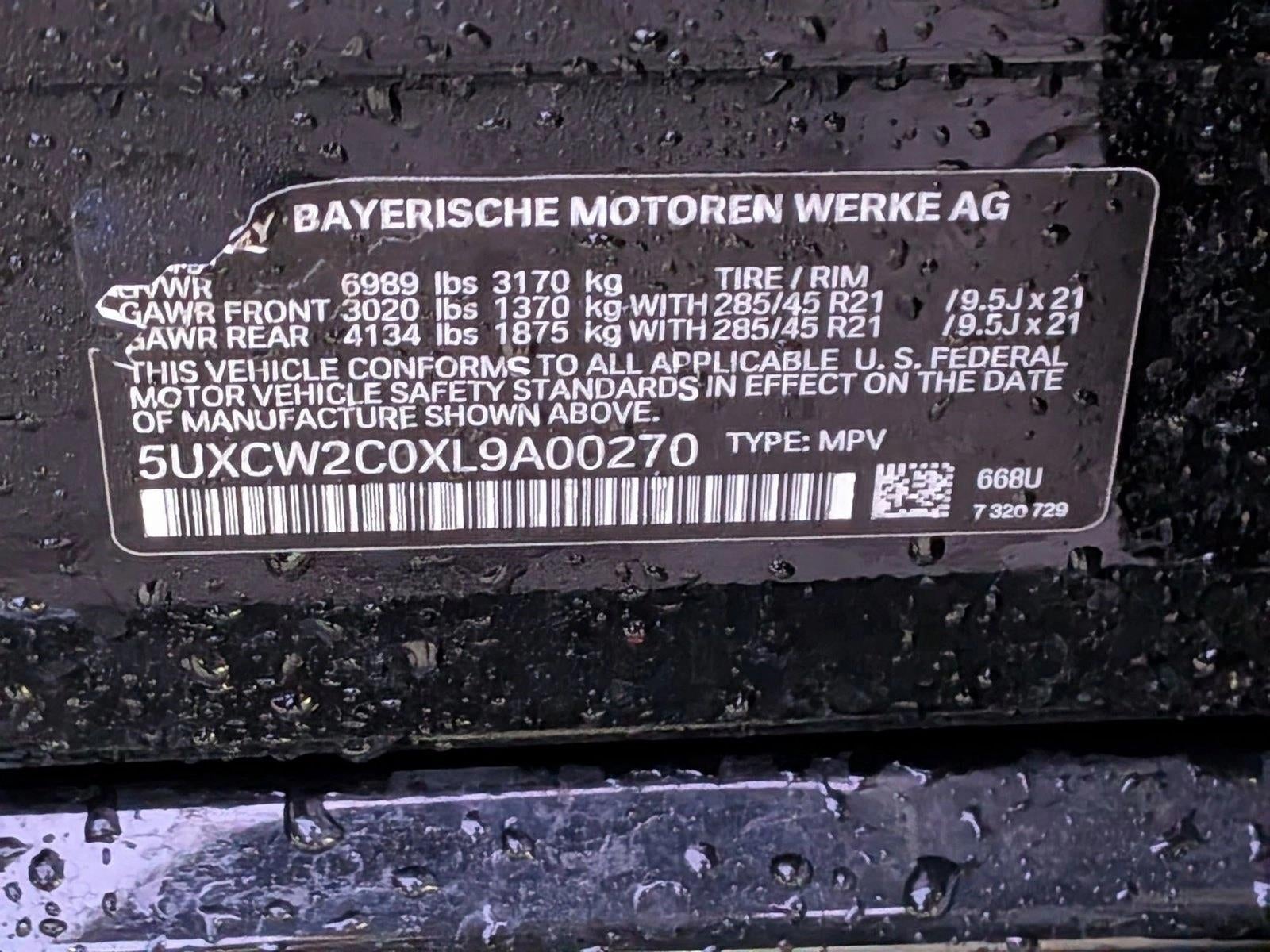 2020 BMW X7 xDrive40i Sports Activity Vehicle