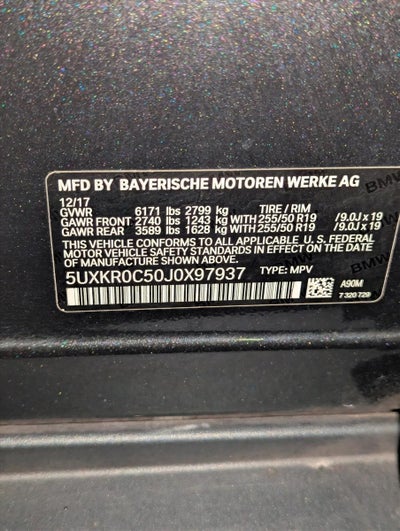 2018 BMW X5 xDrive35i Sports Activity Vehicle