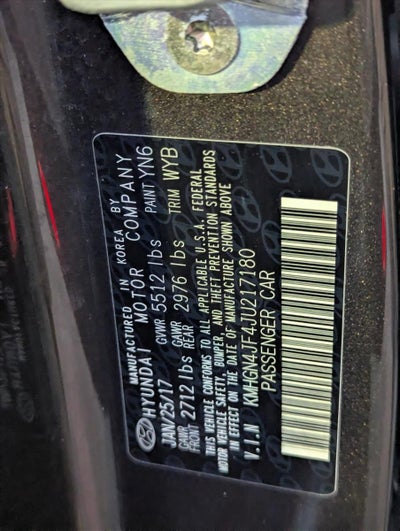 2018 Genesis G80 5.0L Ultimate RWD