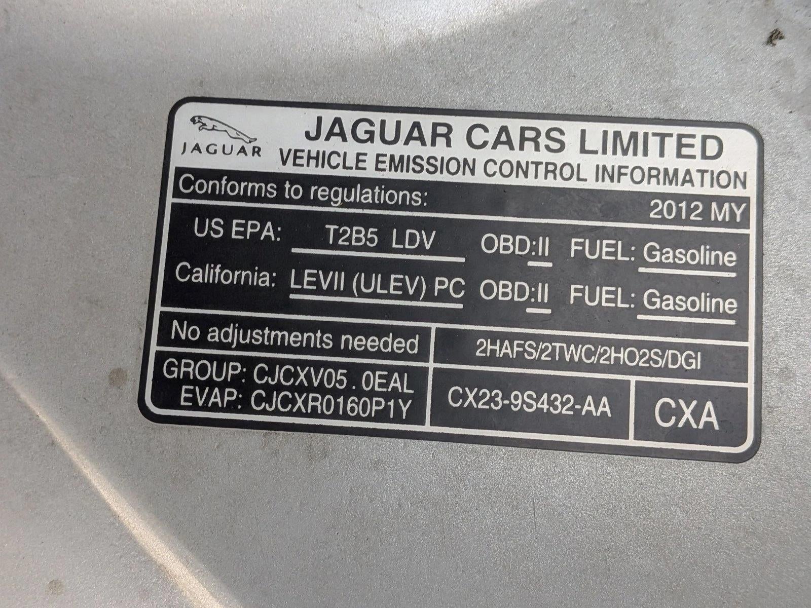 2012 Jaguar XK 2dr Cpe