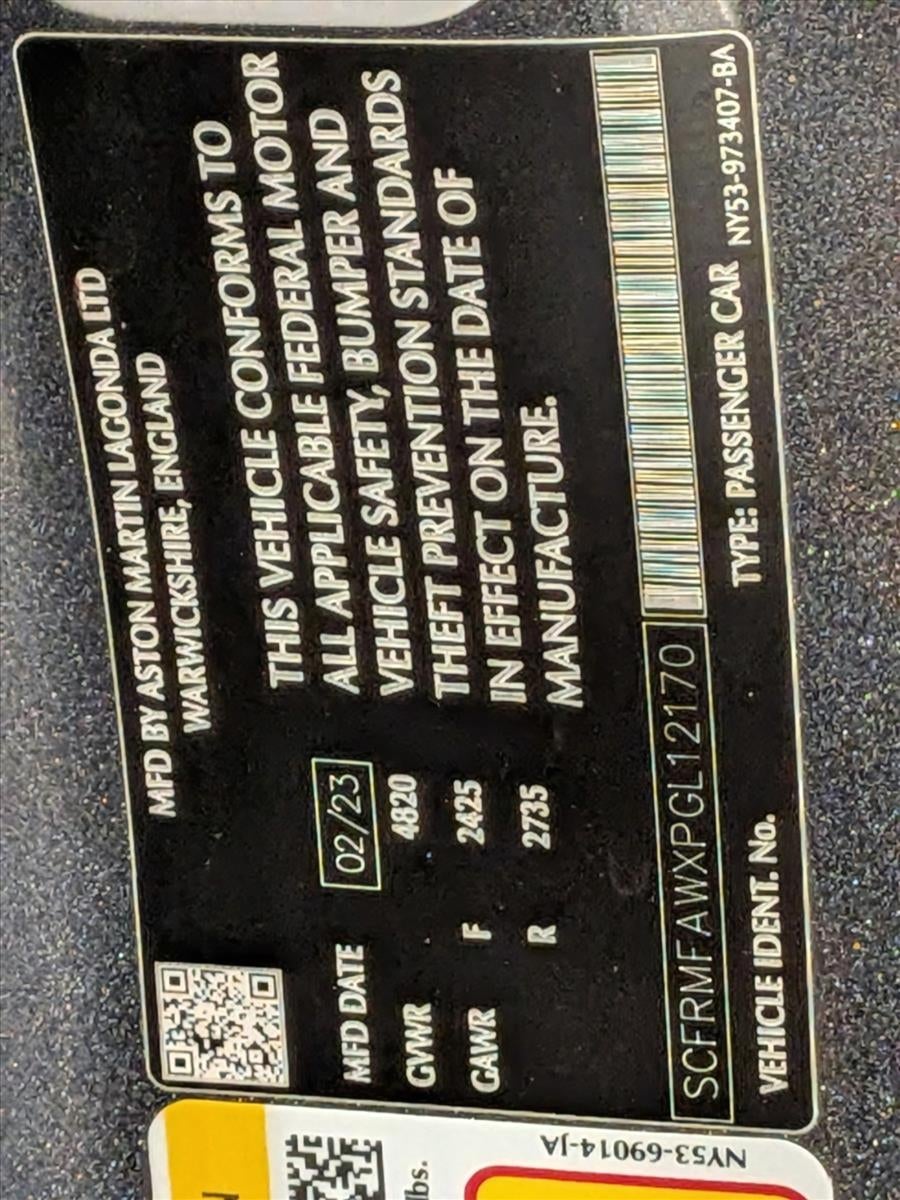 2023 Aston Martin DB11 V8 Coupe