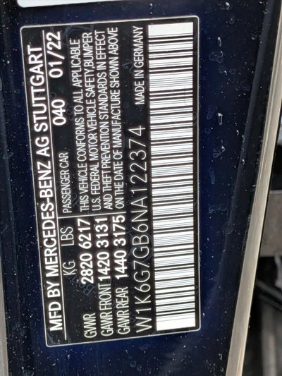 2022 Mercedes-Benz S-Class S 580 4MATIC® Sedan