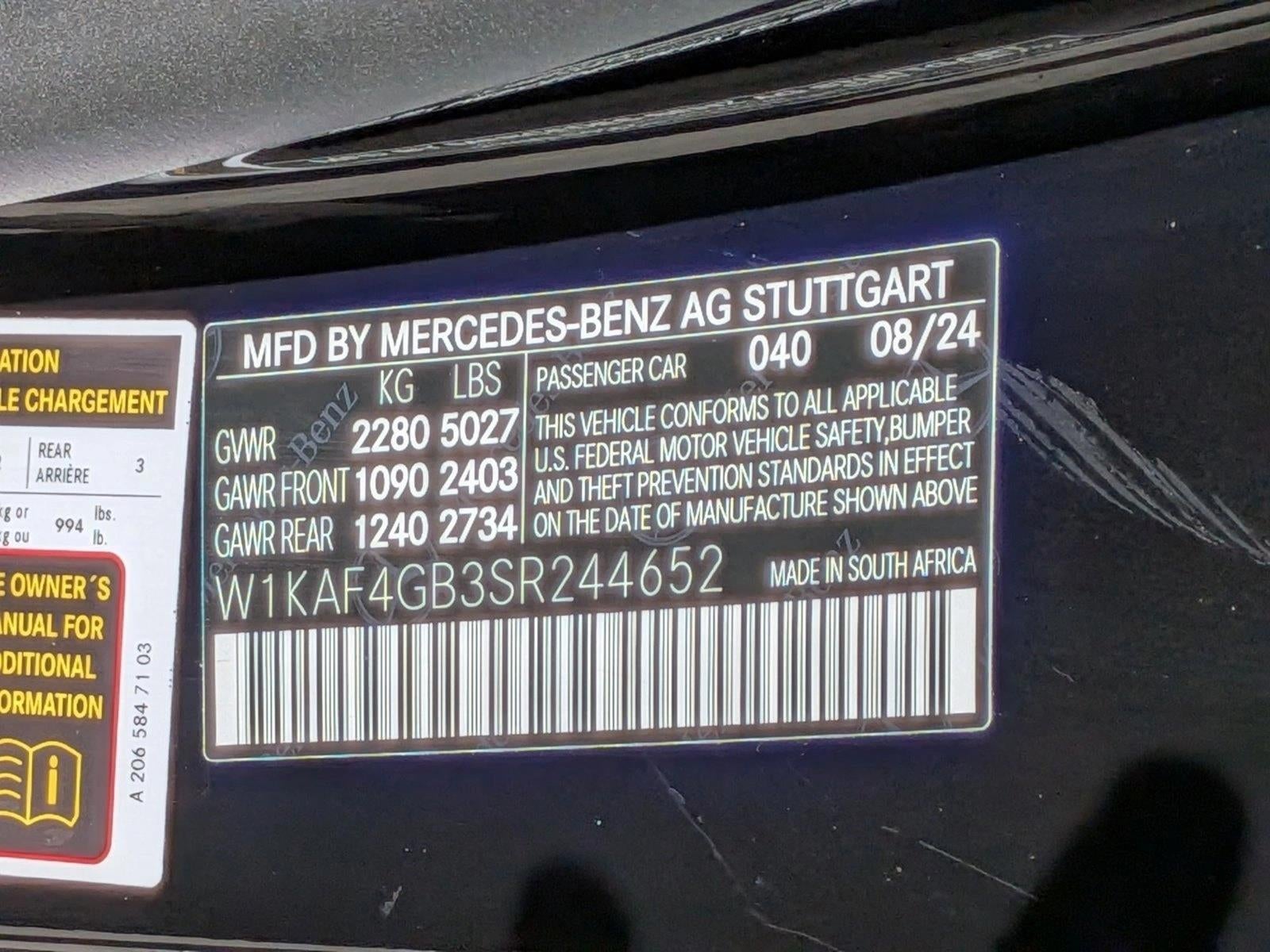 2025 Mercedes-Benz C-Class C 300 Sedan