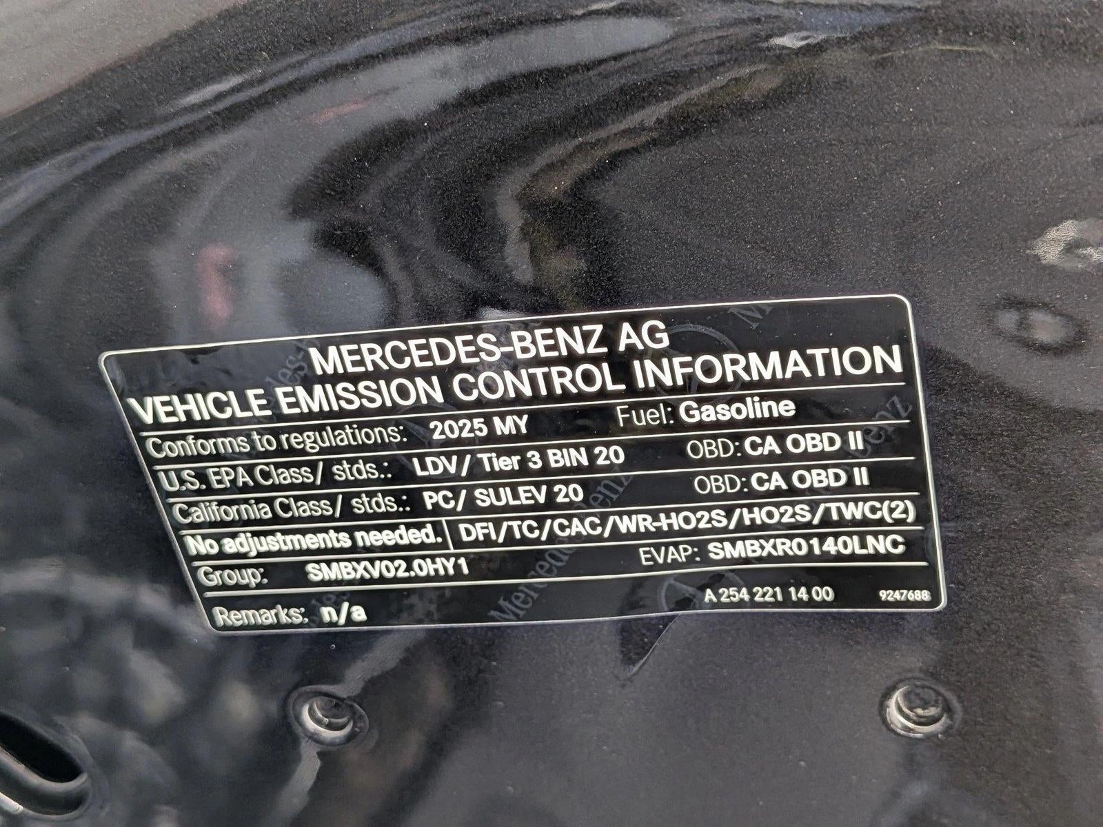 2025 Mercedes-Benz C-Class C 300 4MATIC® Sedan