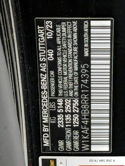 2024 Mercedes-Benz C-Class C 300 4MATIC® Sedan