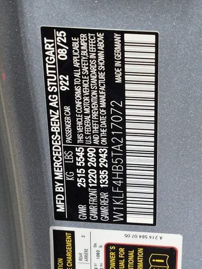2026 Mercedes-Benz E-Class E 350 4MATIC® Sedan
