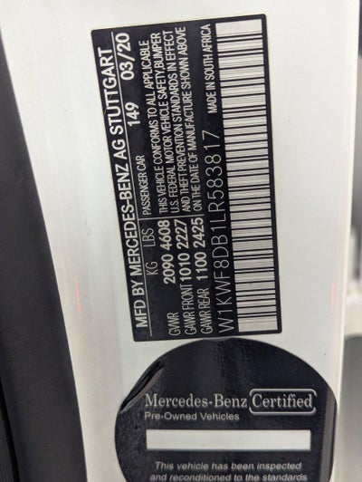 2020 Mercedes-Benz C-Class C 300 Sedan