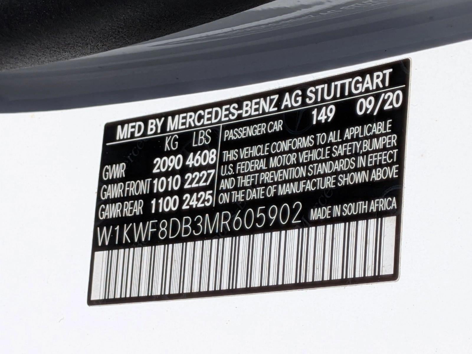 2021 Mercedes-Benz C-Class C 300 Sedan