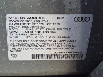 2023 Audi SQ5 Premium Plus 3.0 TFSI quattro