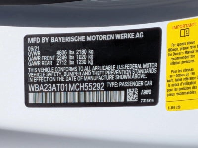 2021 BMW 430i Convertible