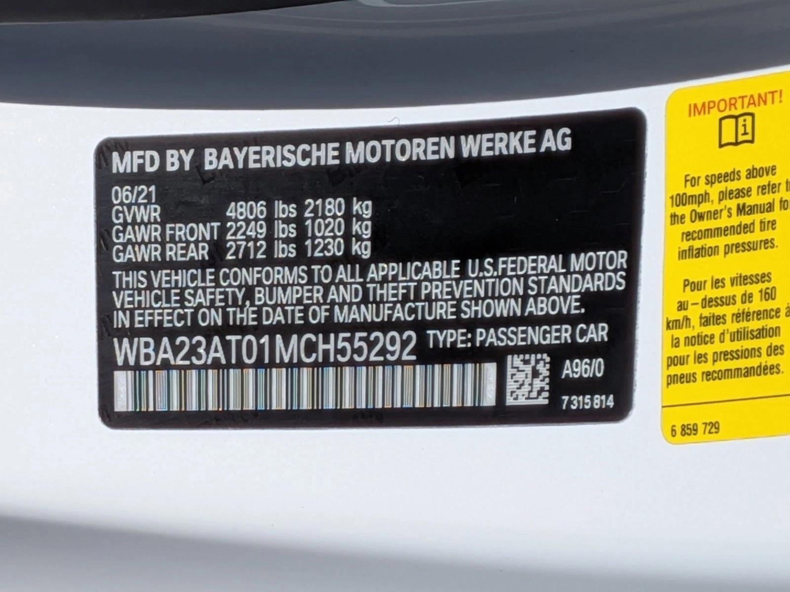 2021 BMW 430i Convertible